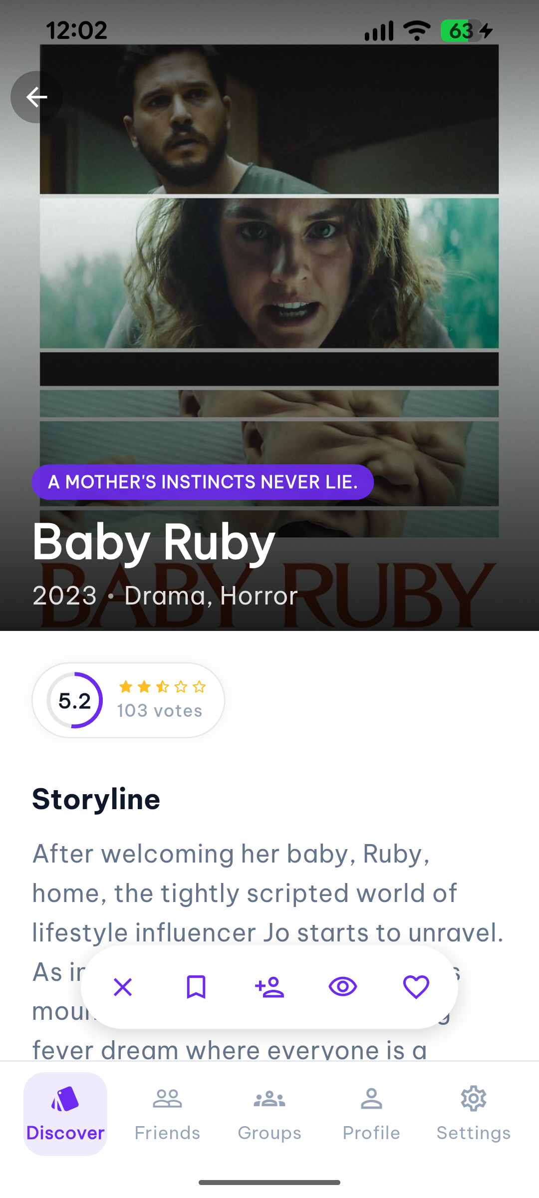MovieMates screen 1