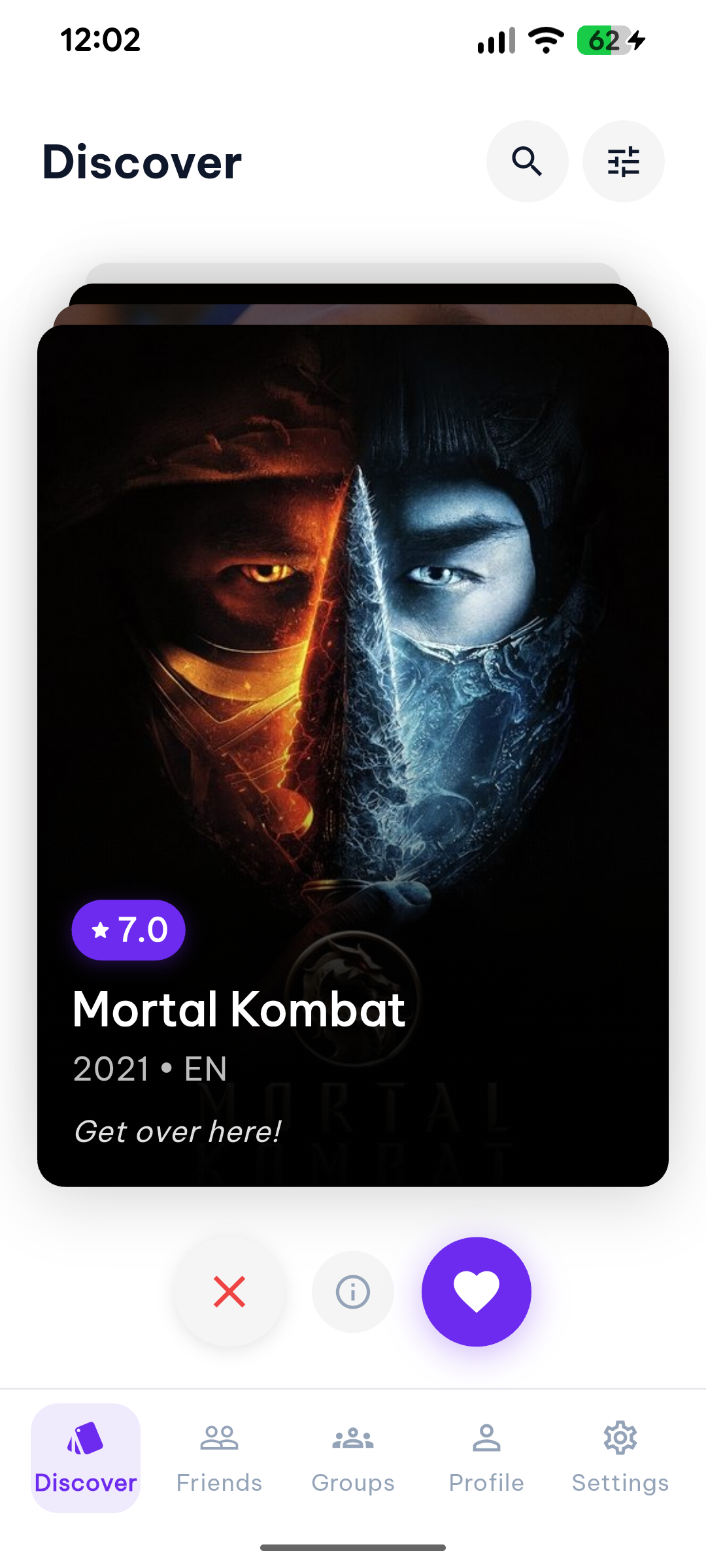 MovieMates screen 2
