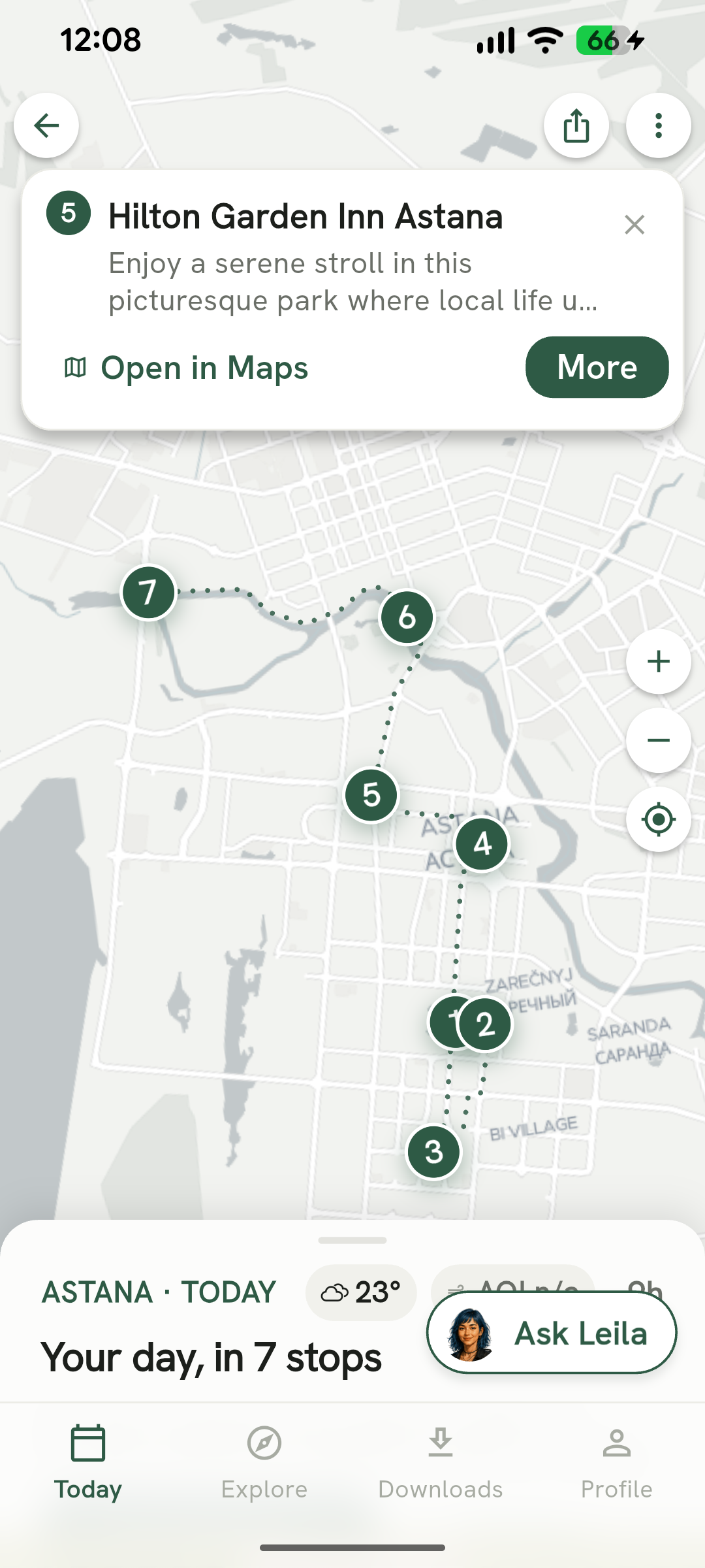 Pocket Tour Guide screen 2