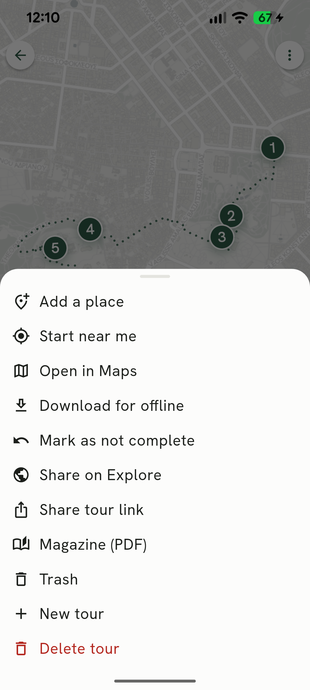 Pocket Tour Guide screen 5