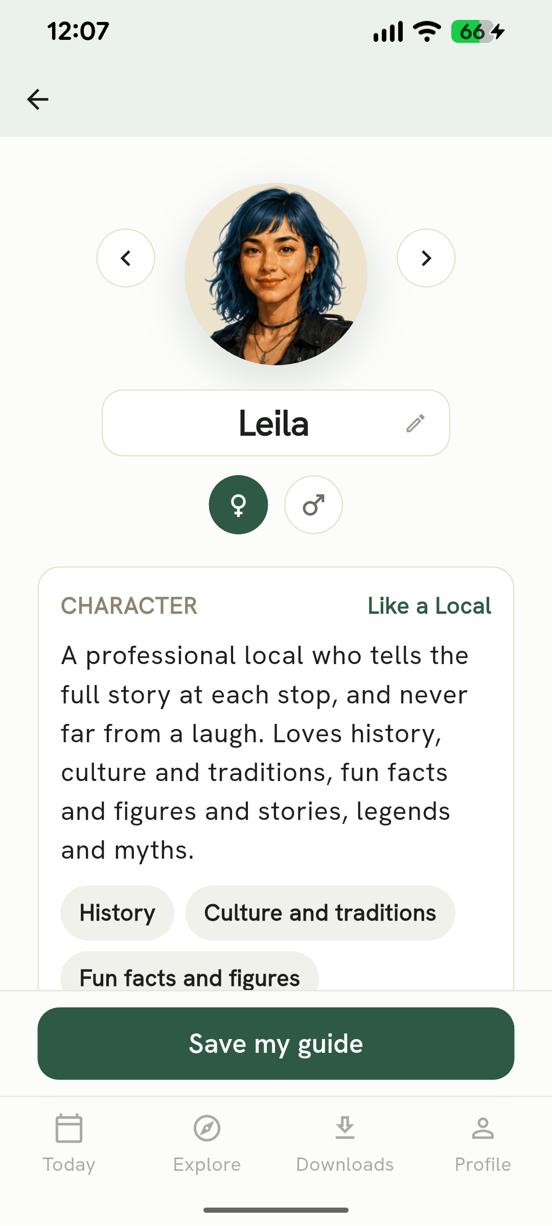 Pocket Tour Guide screen 6