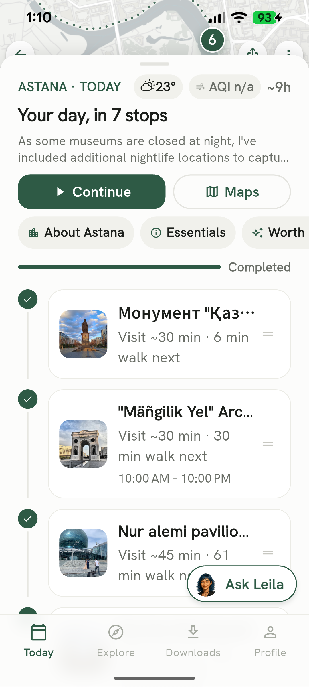 Pocket Tour Guide screen 9